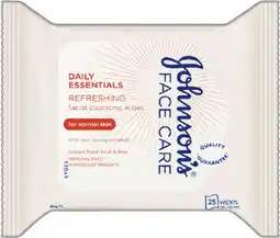 IGA Johnson’s Facial Cleansing Wipes Selected Varieties offer