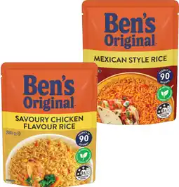 IGA Ben’s Original Flavoured Rice Selected Varieties offer