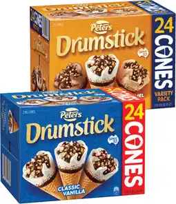 IGA Peters Drumstick or Summer Faves 24 Pack Selected Varieties offer