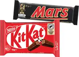 IGA Nestle or Mars Medium Bars 35-50g Selected Varieties offer