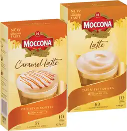IGA Moccona Coffee Sachets Selected Varieties offer
