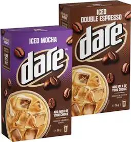 IGA Dare Iced Coffee Sachets Selected Varieties offer