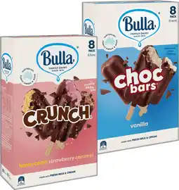 IGA Bulla Ice Cream or Frozen Yoghurt Sticks 8‑14 Pack or Chupa Chups Minis 10 Pack Selected Varieties offer