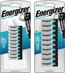 IGA Energizer Max Plus AA or AAA Batteries 10 Pack offer