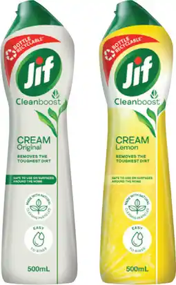 IGA Jif Cream Cleanser Selected Varieties offer