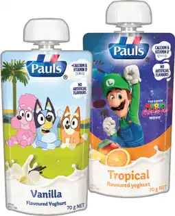 IGA Pauls Squeezie Yoghurt Selected Varieties offer