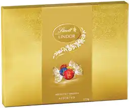 IGA Lindt Lindor Chocolate Gift Box 232‑235g Selected Varieties offer