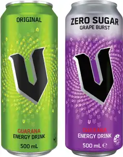 IGA V Energy Drink Selected Varieties offer