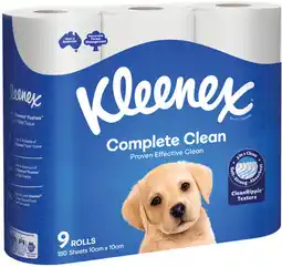 IGA Kleenex Complete Clean Toilet Tissue offer