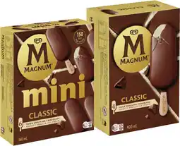 IGA Streets Magnum Ice Cream 4 Pack or Mini 6 Pack Selected Varieties offer
