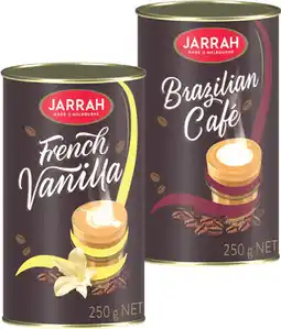 IGA Jarrah Instant Coffee 250g or Hot Chocolate Sachets 8‑10 Pack Selected Varieties offer