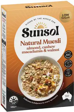 IGA Sunsol Muesli Selected Varieties offer