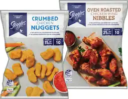 IGA Steggles Chicken Nuggets or Oven Roasted Chicken Wing Nibbles 1kg offer