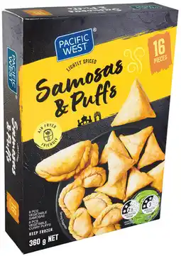 IGA Pacific West Samosas & Puffs offer