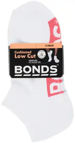 IGA Bonds Women’s Low Cut Socks Selected Varieties offer