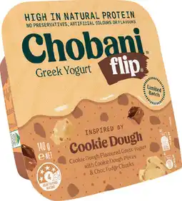 IGA Chobani Flip Greek Yogurt Cookie Dough offer