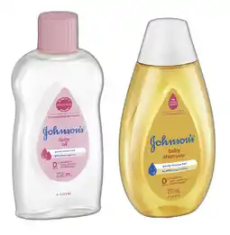 IGA Johnson’s Baby Oil or Shampoo 200mL offer