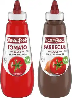IGA MasterFoods Squeezy Sauce Selected Varieties offer