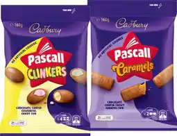 IGA Pascall Chocolate Share Bag 160‑185g or Cadbury Bitesize 125‑150g Share Bag offer