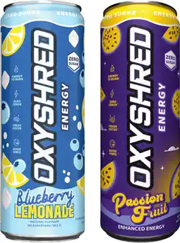 IGA OxyShred Energy Drink Selected Varieties offer