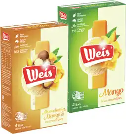 IGA Weis Bar 4 Pack or Mini 6 Pack Selected Varieties offer