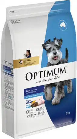 IGA Optimum Dry Dog Food 2.5‑3kg Selected Varieties offer