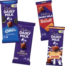 IGA Cadbury Chocolate Block 165‑180g Selected Varieties offer