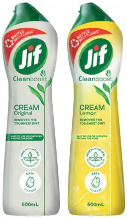IGA Jif Cream Cleanser Selected Varieties offer