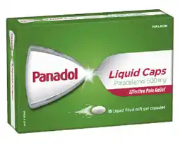 IGA Panadol Paracetamol Liquid Caps offer