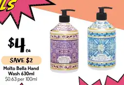 Drakes Molto Bella Hand Wash offer