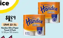 Drakes Handee Ultra Paper Towel offer