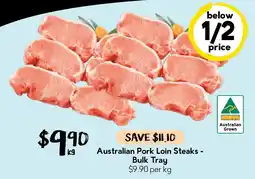 Drakes Australian Pork Loin Steaks - Bulk Tray offer