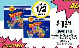 Drakes Mentos & Chupa Chups Mix of Minis Party Pack offer