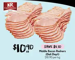 Drakes Castlemaine Middle Bacon Rashers offer