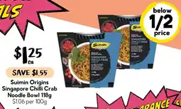 Drakes Suimin Origins Singapore Chilli Crab Noodle Bowl offer