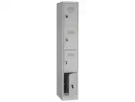 Officeworks Stilford 4 Door Office Locker Silver offer