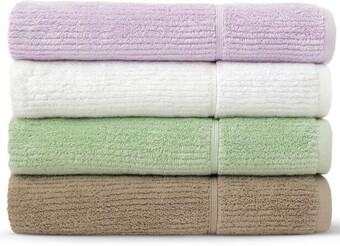 Myer Vue Combed Cotton Ribbed Bath Towels offer