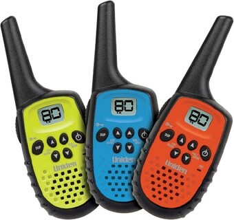 The Good Guys Uniden Mini UHF Handheld Radio - Triple Colour Pack offer