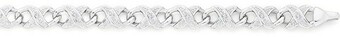 Angus & Coote 9ct White Gold Diamond Infinity Bracelet offer