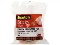 Officeworks Scotch Sticky Tape 24mm x 50m 2 Pack offer