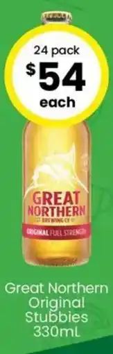 The Bottle O Great Northern Original Stubbies offer