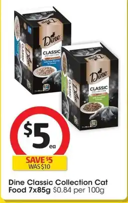 Coles Dine Classic Collection Cat Food offer