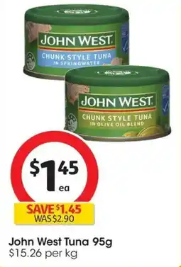 Coles John West Tuna offer