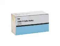 Officeworks Keji Stick-it Notes Cube 50 x 50mm Neon 2 Pack offer