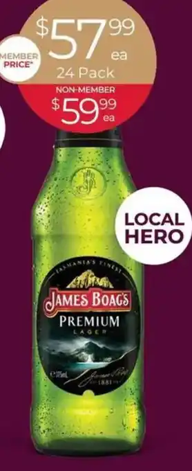 James Boag's Premium Lager