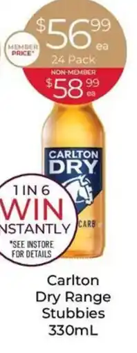 Porters Carlton Dry Range Stubbies offer