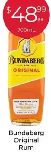 Porters Bundaberg Original Rum offer