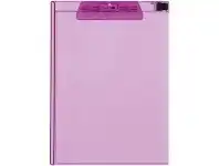 Officeworks Aqua Drops Slim Clipboard Red offer