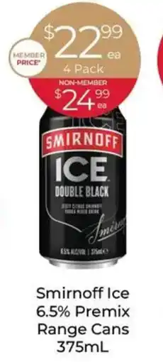 Porters Smirnoff Ice Double Black offer