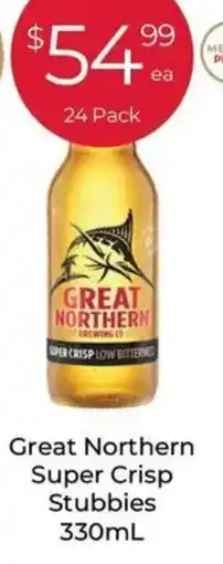Porters Great Northern Super Crisp Stubbies offer
